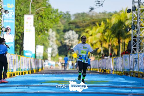 Race photo from Taman Budaya x BOGORUN 2025