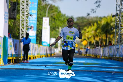 Race photo from Taman Budaya x BOGORUN 2025