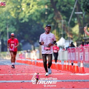 Race photo from SMARTFREN RUN 2026