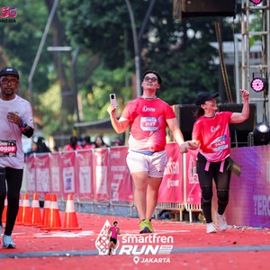 Race photo from SMARTFREN RUN 2026