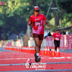 Race photo from SMARTFREN RUN 2026