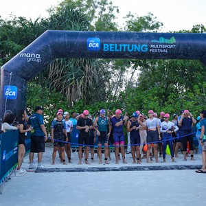 Race photo from Belitung Multisport Festival
