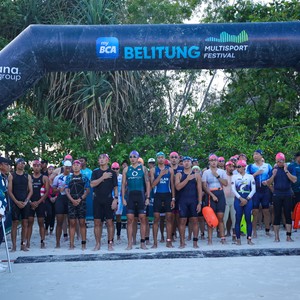 Race photo from Belitung Multisport Festival