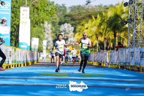 Race photo from Taman Budaya x BOGORUN 2025