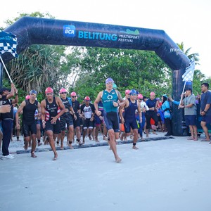 Race photo from Belitung Multisport Festival