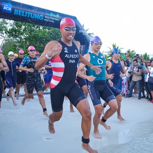 Race photo from Belitung Multisport Festival