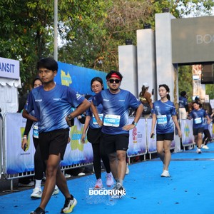 Race photo from BOGORUN 2026