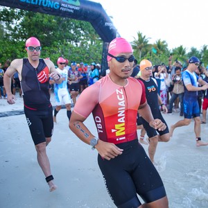 Race photo from Belitung Multisport Festival
