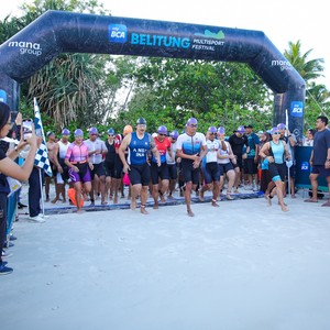 Race photo from Belitung Multisport Festival