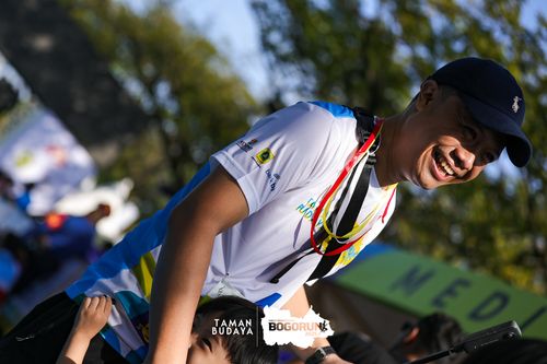 Race photo from Taman Budaya x BOGORUN 2025