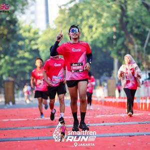 Race photo from SMARTFREN RUN 2026