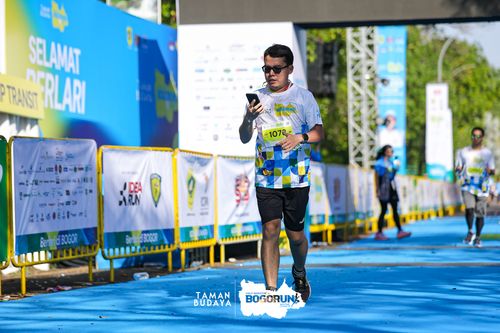 Race photo from Taman Budaya x BOGORUN 2025