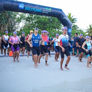 Race photo from Belitung Multisport Festival