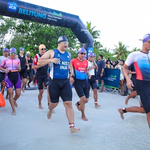 Race photo from Belitung Multisport Festival