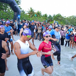 Race photo from Belitung Multisport Festival