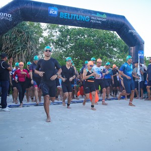 Race photo from Belitung Multisport Festival