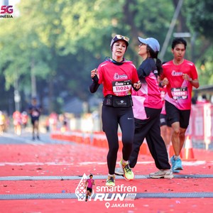 Race photo from SMARTFREN RUN 2026