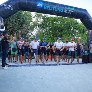 Race photo from Belitung Multisport Festival