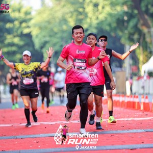 Race photo from SMARTFREN RUN 2026