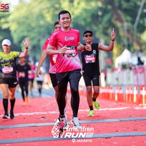 Race photo from SMARTFREN RUN 2026