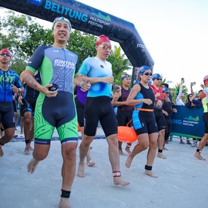 Race photo from Belitung Multisport Festival