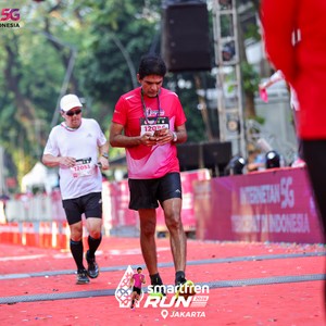Race photo from SMARTFREN RUN 2026