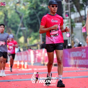 Race photo from SMARTFREN RUN 2026