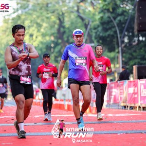 Race photo from SMARTFREN RUN 2026