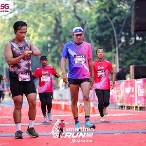 Race photo from SMARTFREN RUN 2026