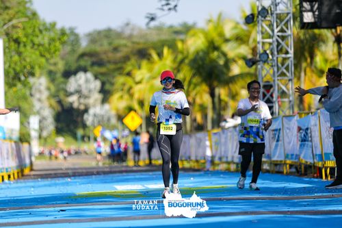 Race photo from Taman Budaya x BOGORUN 2025