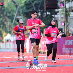 Race photo from SMARTFREN RUN 2026