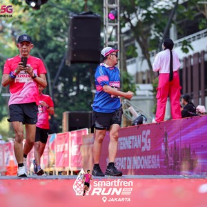 Race photo from SMARTFREN RUN 2026