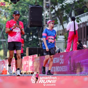 Race photo from SMARTFREN RUN 2026