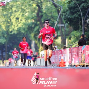 Race photo from SMARTFREN RUN 2026