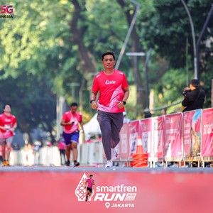 Race photo from SMARTFREN RUN 2026