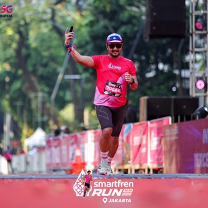 Race photo from SMARTFREN RUN 2026