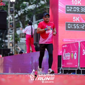Race photo from SMARTFREN RUN 2026