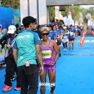 Race photo from BOGORUN 2026