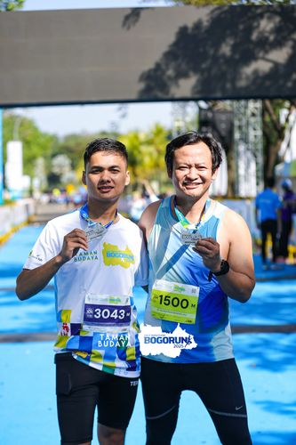 Race photo from Taman Budaya x BOGORUN 2025