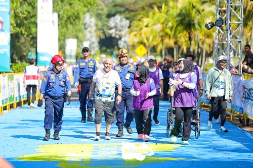 Race photo from Taman Budaya x BOGORUN 2025