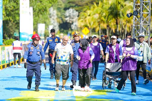 Race photo from Taman Budaya x BOGORUN 2025