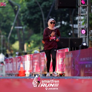 Race photo from SMARTFREN RUN 2026