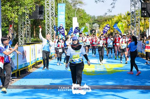 Race photo from Taman Budaya x BOGORUN 2025