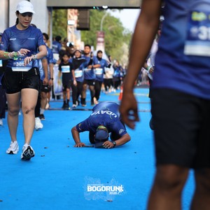 Race photo from BOGORUN 2026