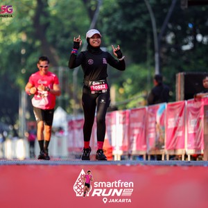 Race photo from SMARTFREN RUN 2026