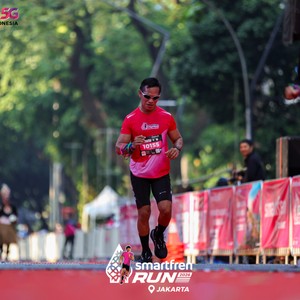 Race photo from SMARTFREN RUN 2026