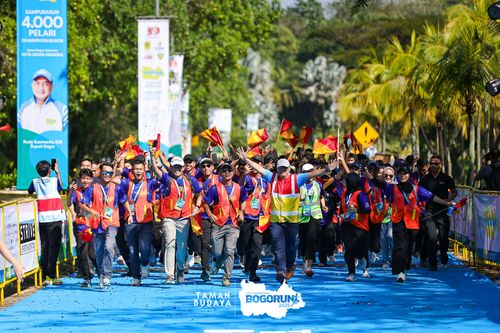 Race photo from Taman Budaya x BOGORUN 2025