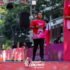 Race photo from SMARTFREN RUN 2026