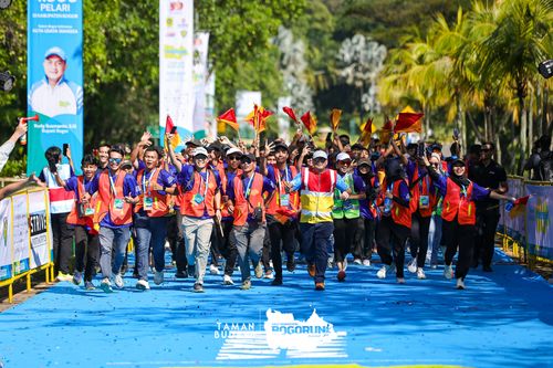 Race photo from Taman Budaya x BOGORUN 2025
