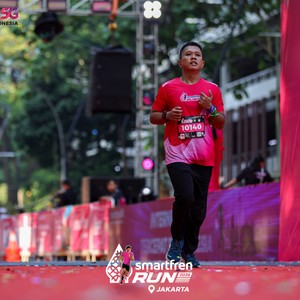 Race photo from SMARTFREN RUN 2026